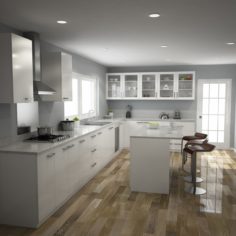 3D Kitchen interior 1 model 3D Model