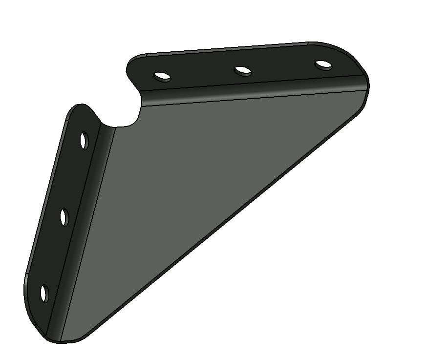 Stiffener Bracket 3D Model