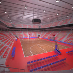 Basketball Arena 3D model 3D Model