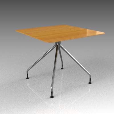 Occa square table 3D Model