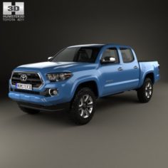 Toyota Tacoma Double Cab Short Bed 2014 3D Model