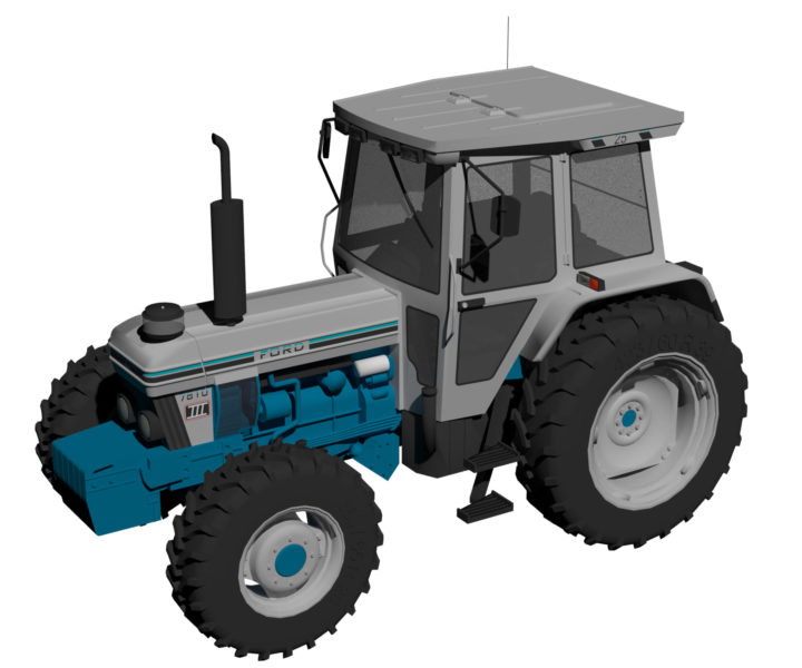 Tractor 3D model 3D Model