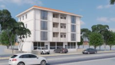 3D 3d House Apartment Exterior model 3D Model