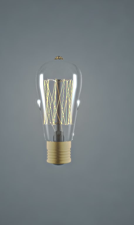 vintage light buble 3D Model