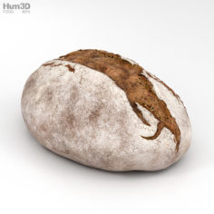 Brown Bread 3D Model