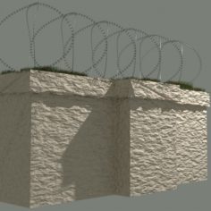 Barbed Wire						 Free 3D Model