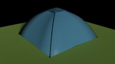 3D model simple tent 3D Model