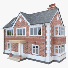 3D Brick House 3 3D Model