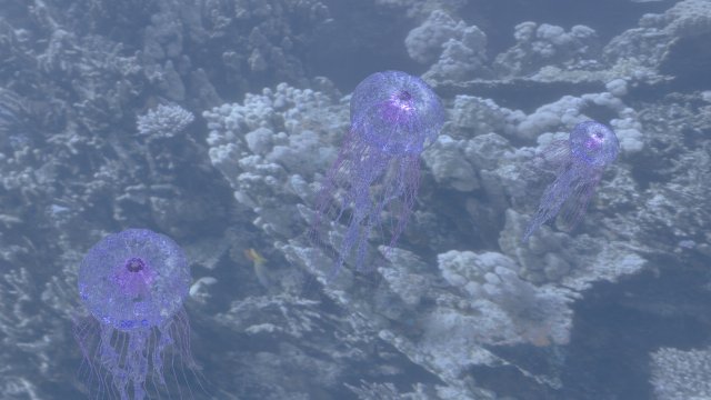 3 Jellyfish 3D Model