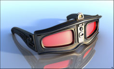 Sci-fi SunGlasses 3D Model