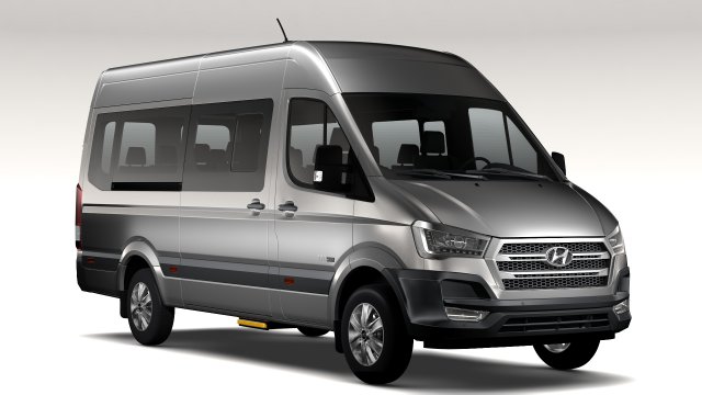 Hyundai H350 Minibus 2017 3D Model