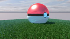 Pokemon-Pokebola Free 3D Model