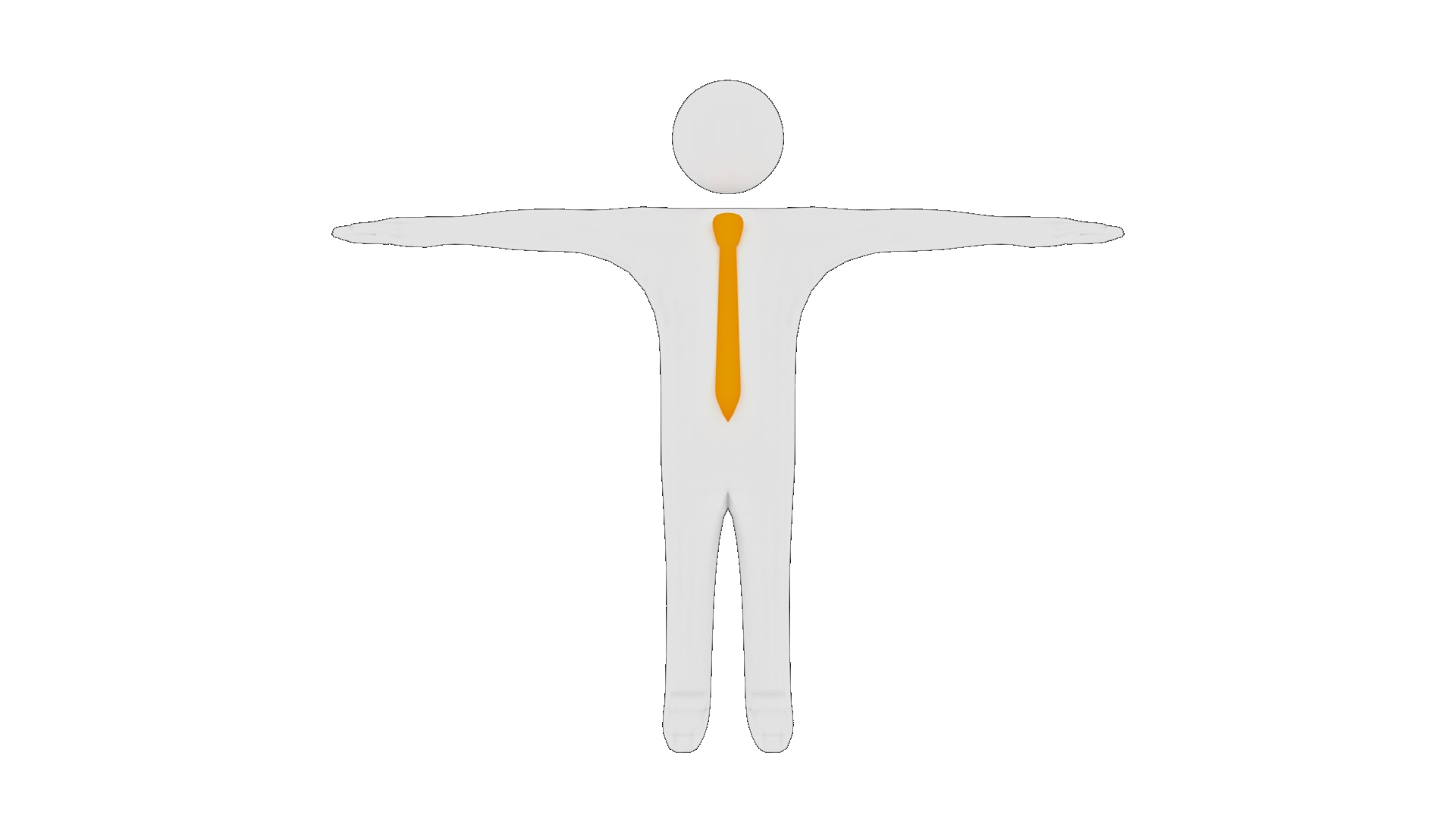 White Man – Generic Cartoon Character 3D model 3D Model