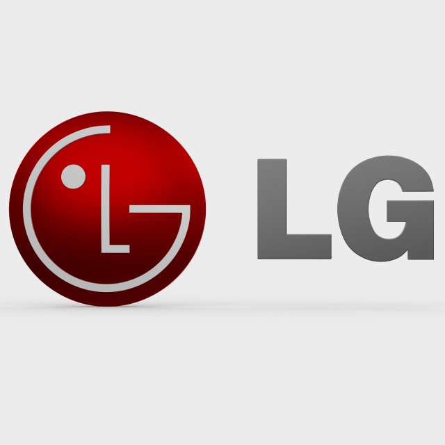 Lg logo 3D Model