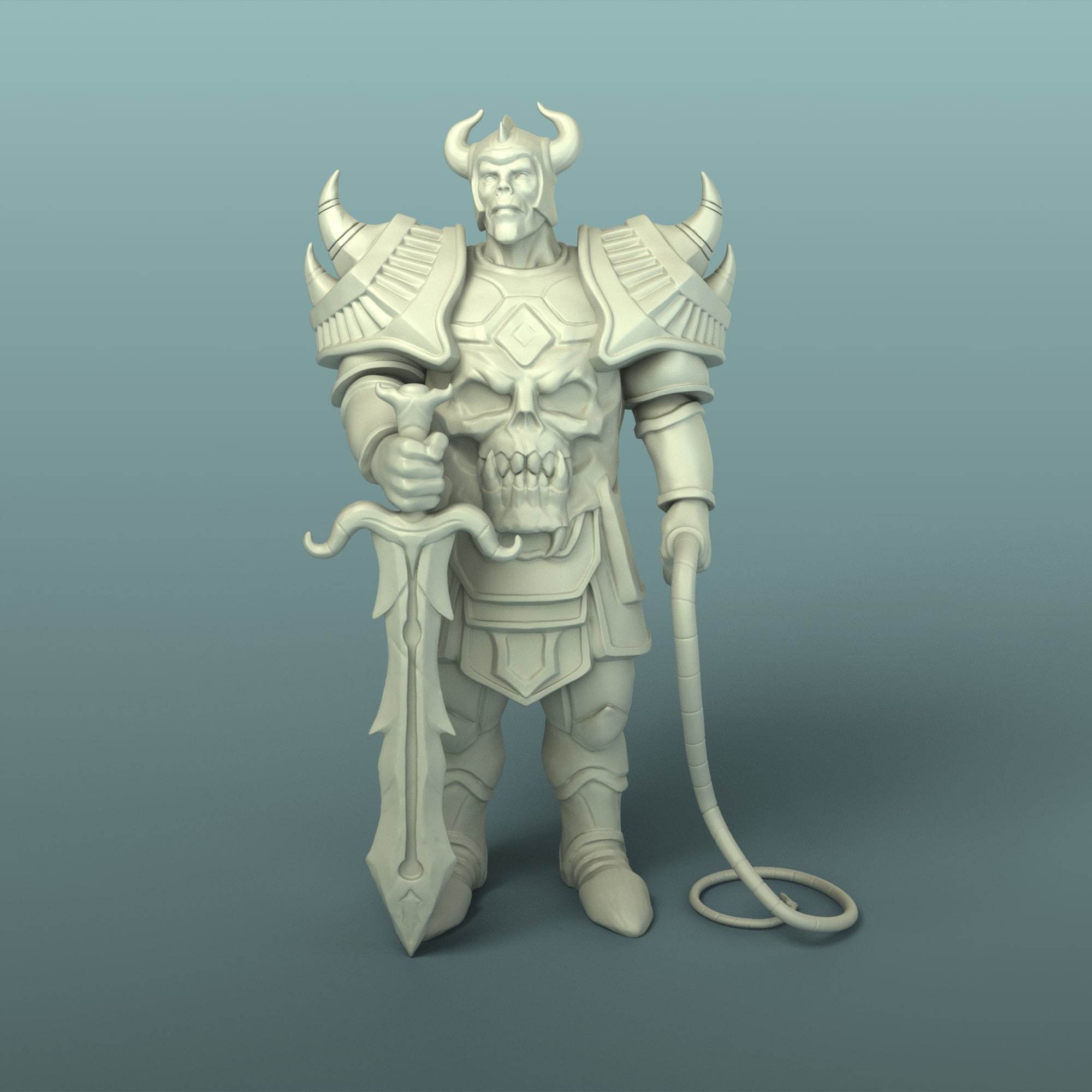 Warrior 3D Model 3D Model - 3DHunt.co