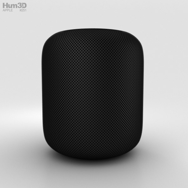 Apple HomePod Black 3D Model