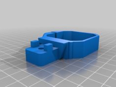 Stepper mount for 2020 rail flat print 3D Print Model