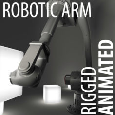 Robotic arm (animated robot hand) 3D Model