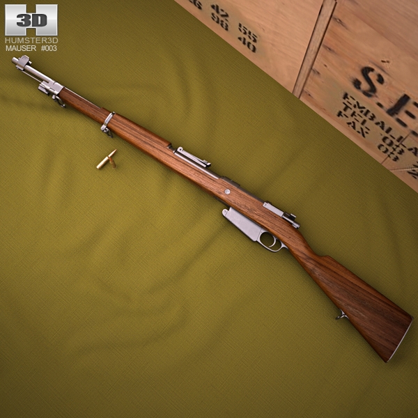 Mauser Model 1889 3D Model