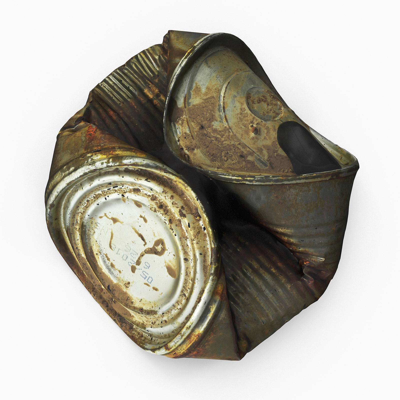 Rusty Tin Can 3D Model