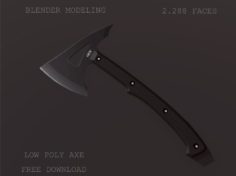 Tomahawk axe 3D Model