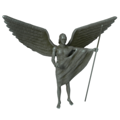 Angel Statue 4 3D Model
