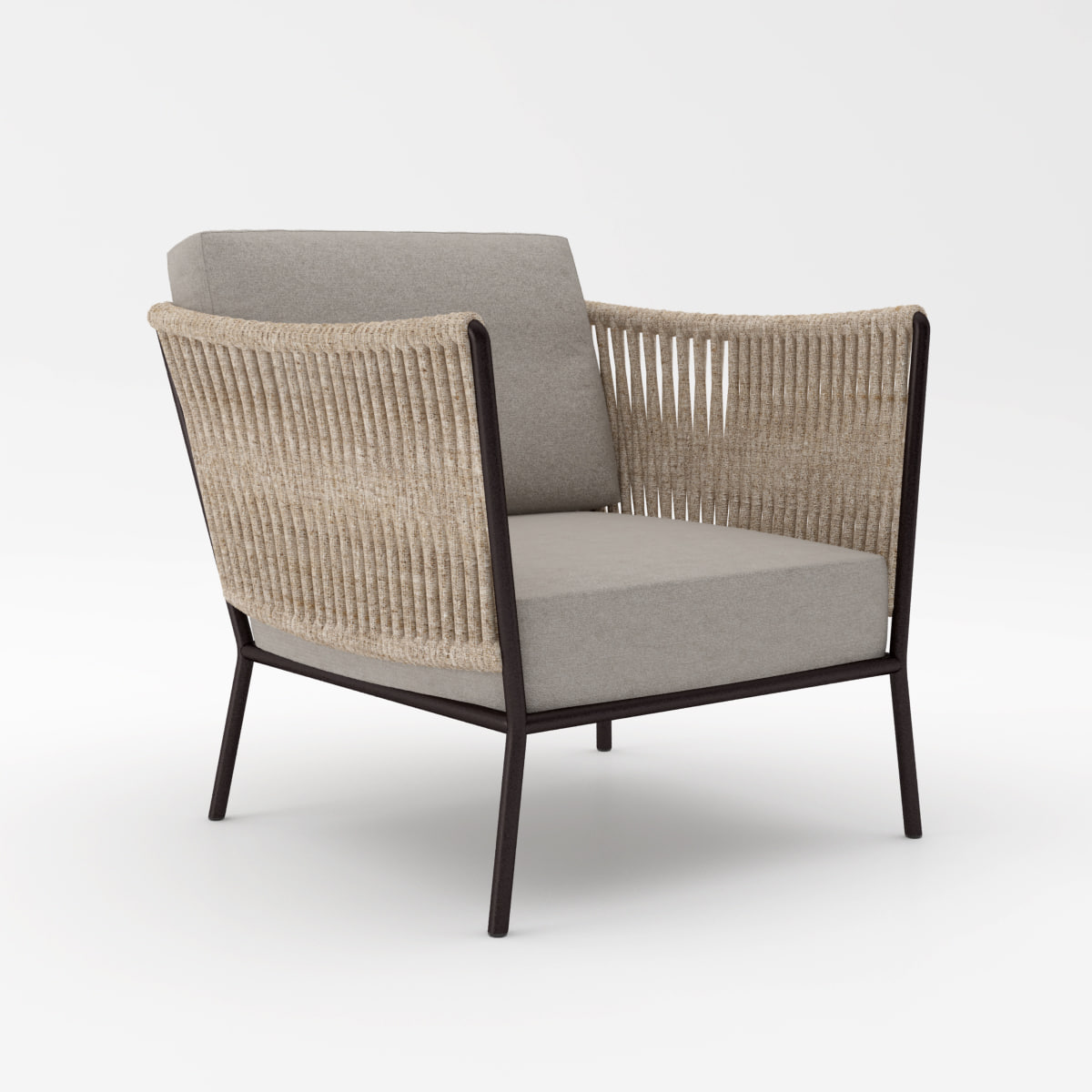 ROPE OUTDOOR RELAXING CHAIR 3D Model