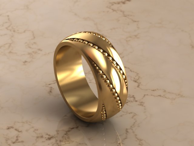 Wedding ring 2 3D Model