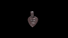 Greek pendant texture and model LowPoly 3D Model