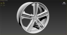 Wheel for Audi A8 3D Model