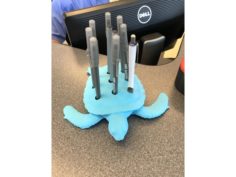 Sea Turtle Pen Holder 3D Print Model