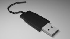 USB cable Free 3D Model