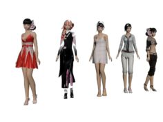 Girls 3D Model