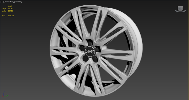 Wheel for Audi A8 3D Model