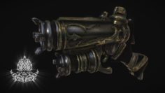 Steampunk gun 3D Model