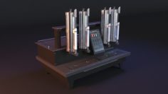 SteamPunk CoffeMachine 3D Model