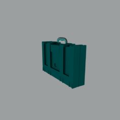 3D model Suitcase HD 3D Model