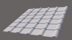 Roof tiles 3D Model