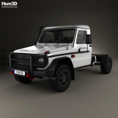 Mercedes-Benz G-Class (W463) Single Cab Chassis 2017 3D Model