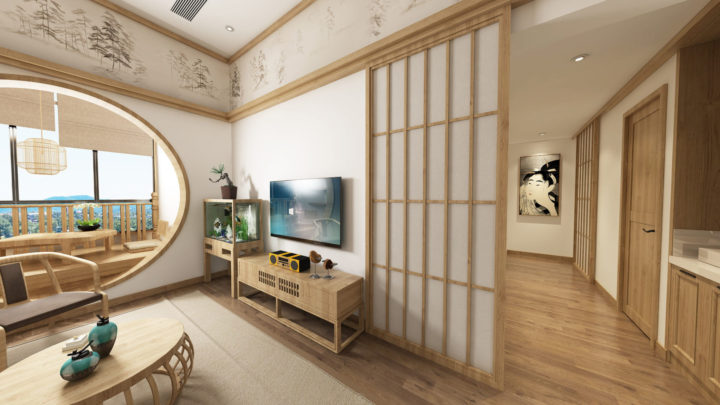 Japanese style  living room 3D Model