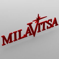 Milavitsa logo 3D Model