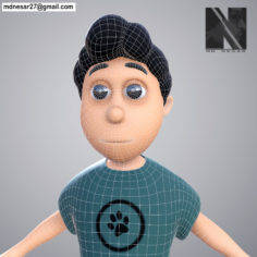 Brother Sister Character 3D Model