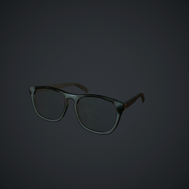 Glasses pbr 3D Model