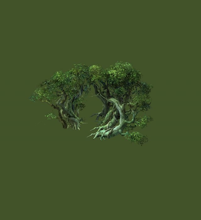 Game Model – Forest – Tree 13 3D Model