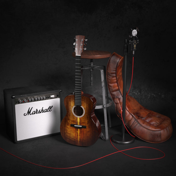 3D collections for music model 3D Model