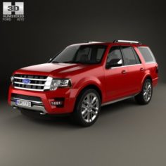 Ford Expedition Platinum 2015 3D Model