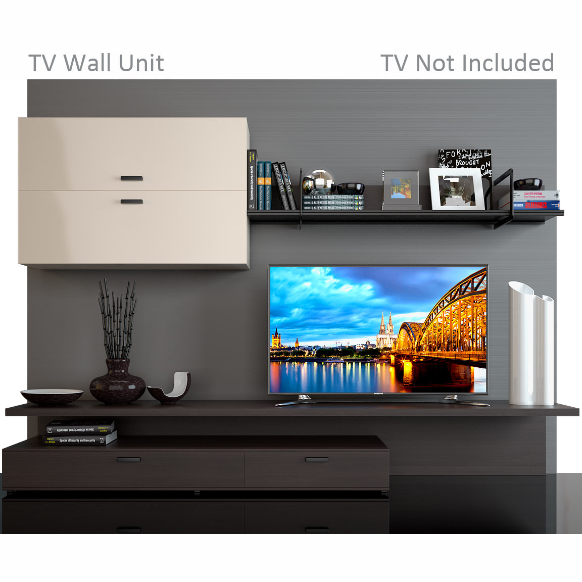 TV wall unit 3 3D 3D Model