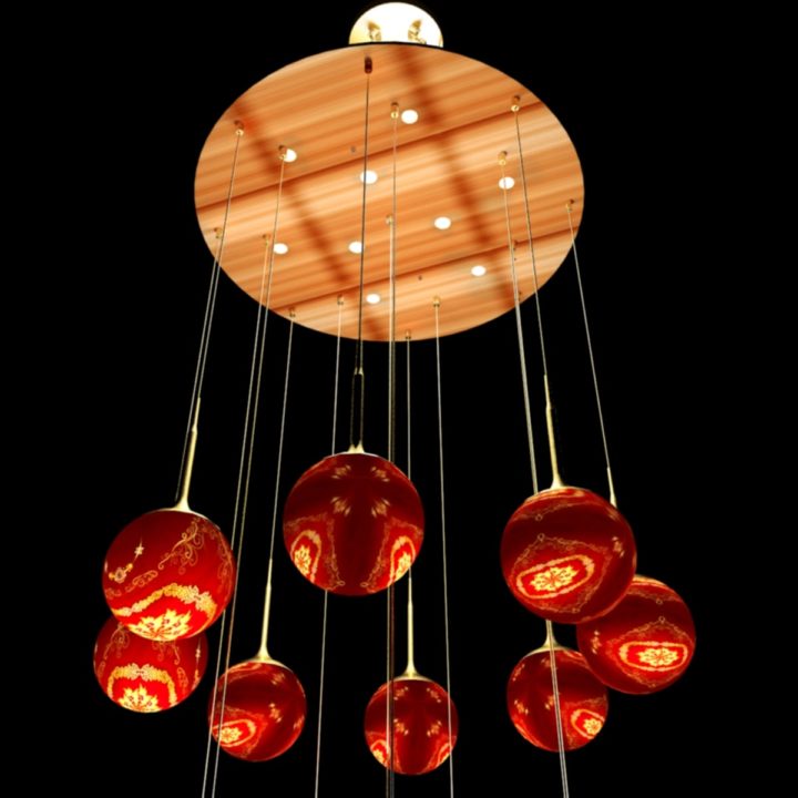 3D Chinese red lantern model 3D Model