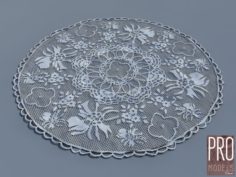 Tablecloth round 3D Model
