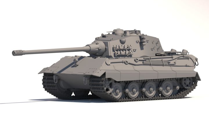 E-75 Ausf D 3D Model